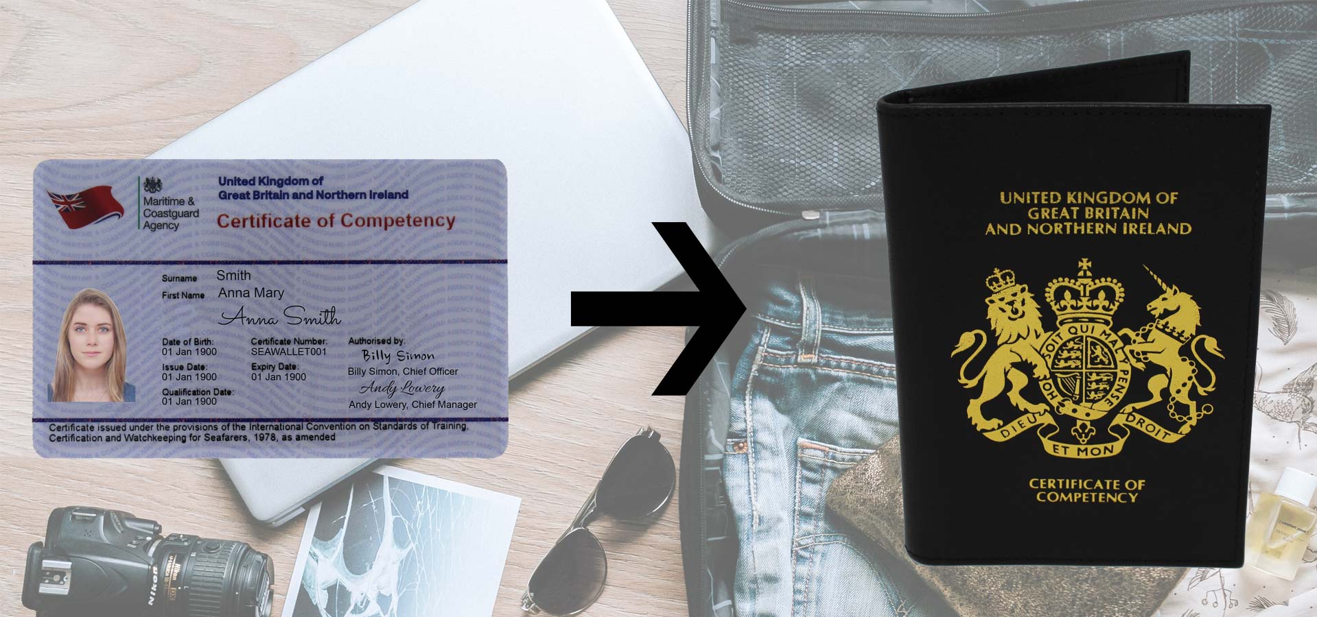 UK Certificate of Competency Card Holder